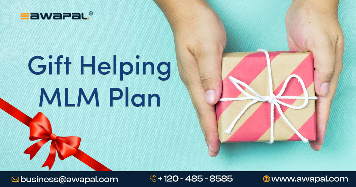 Gift helping MLM Software compensation plan